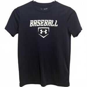 Under Armour Boys Medium Loose Baseball Short Sleeve T-Shirt